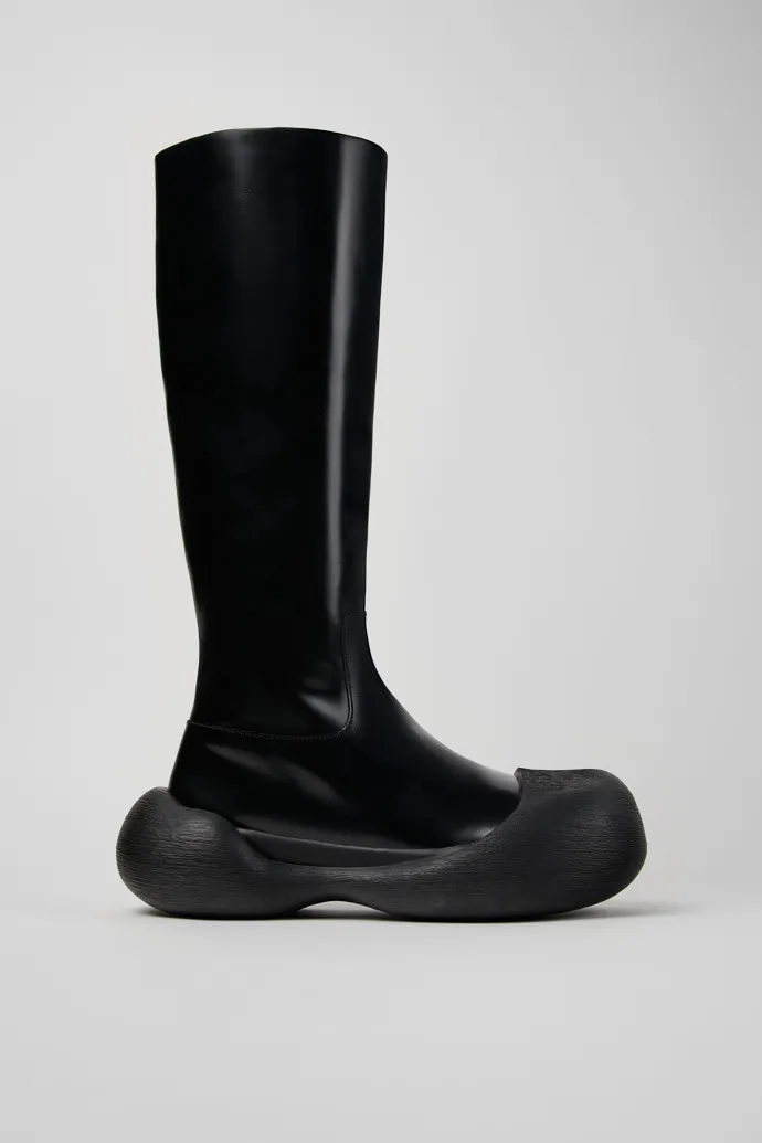 Caramba Botas altas negras de piel