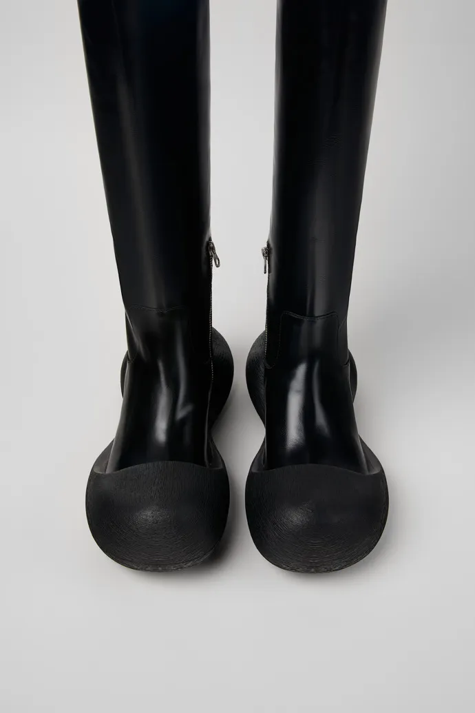 Caramba Botas altas negras de piel