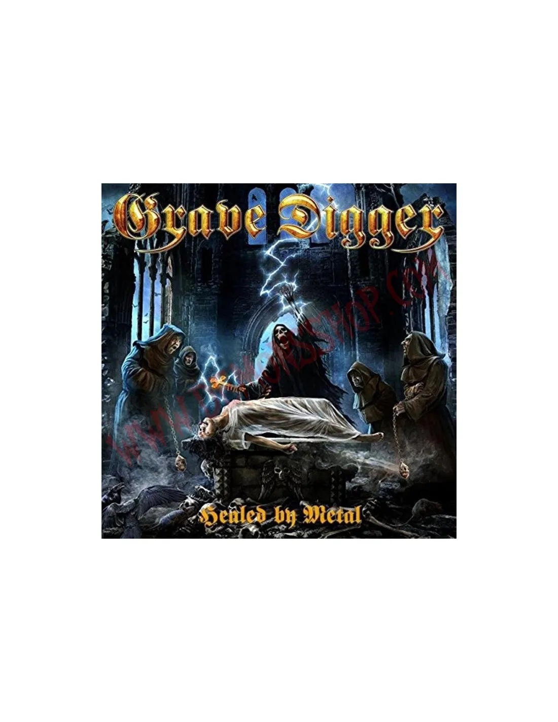 CD GRAVE DIGGER  HEALED BY METAL