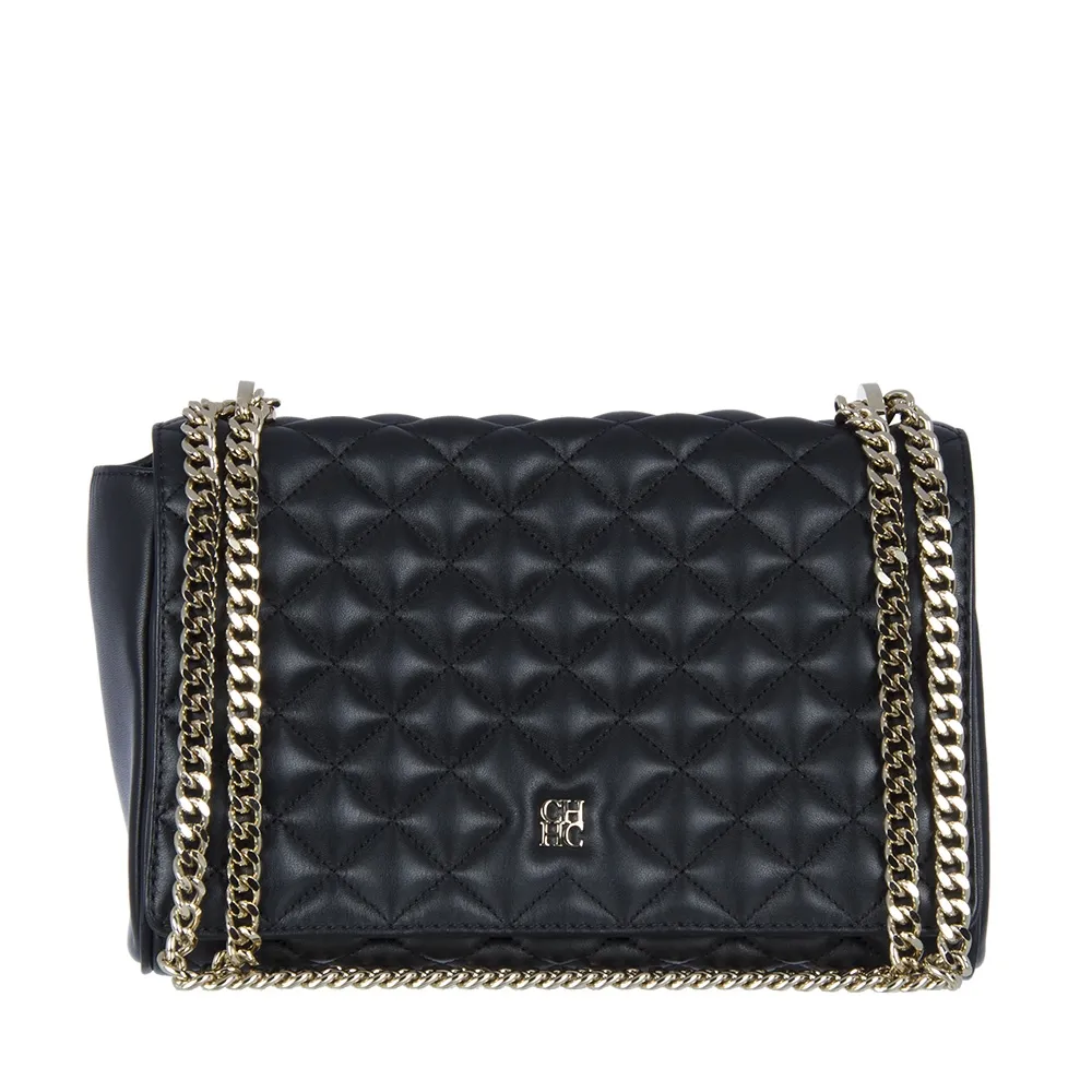 CH Bolso Acolchado Negro