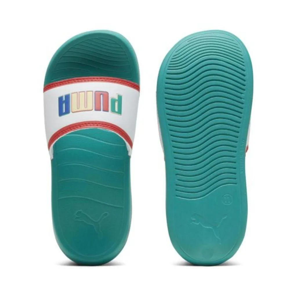 CHANCLAS PUMA POPCAT 20 R. S. B PS. Kids 396575 01 Green white