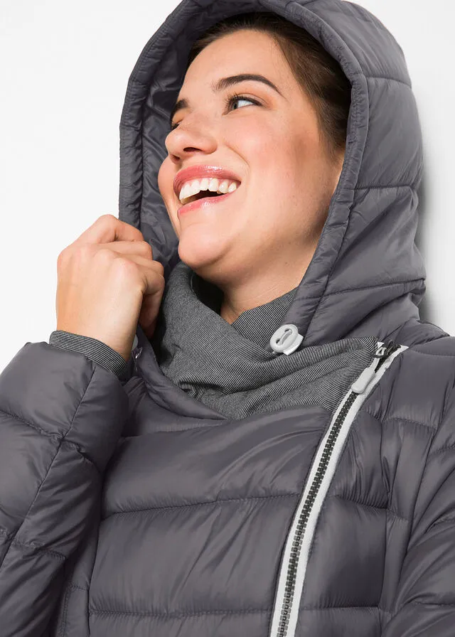 Chaqueta acolchada para el aire libre pizarra