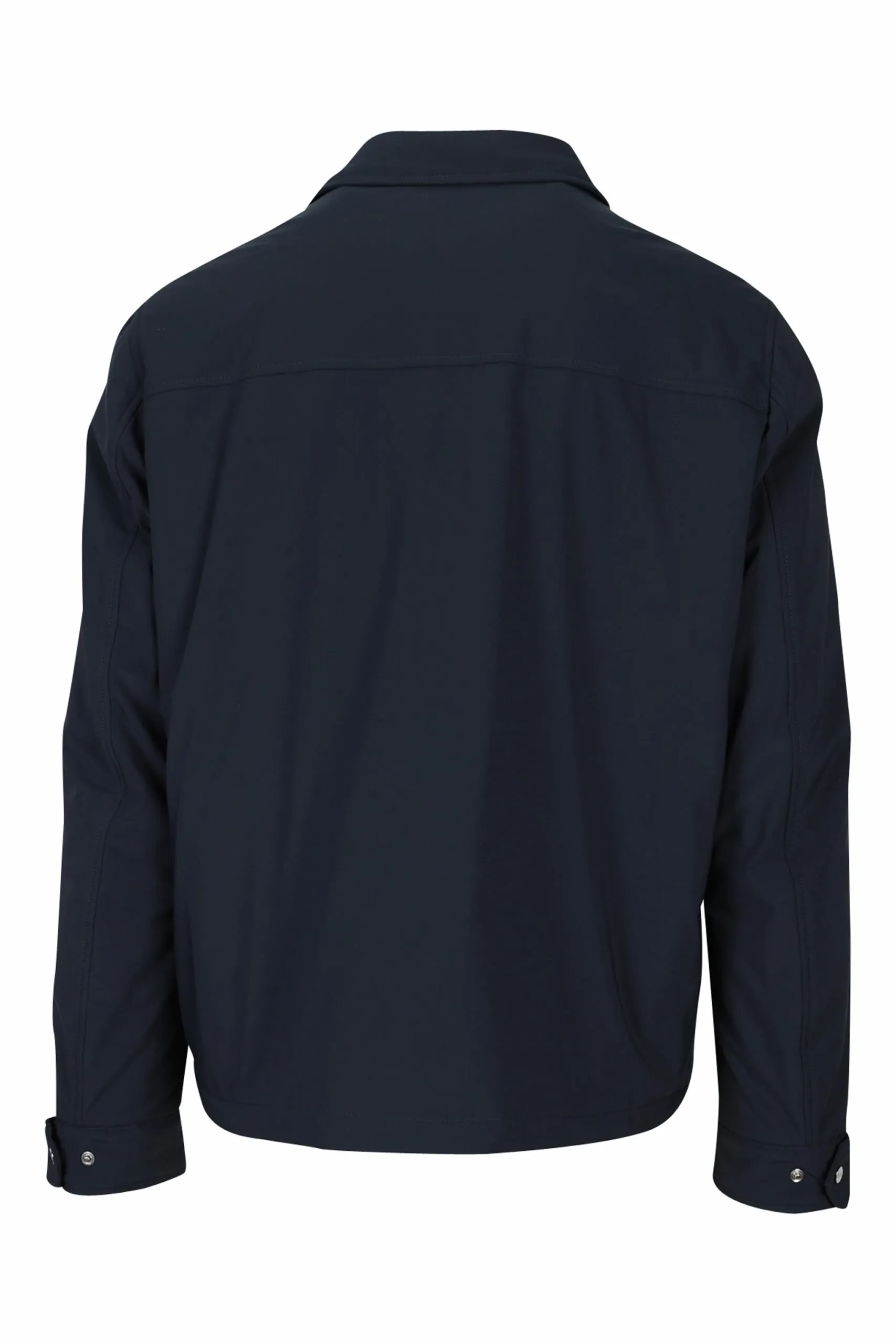 Chaqueta azul oscuro ligera con botones
