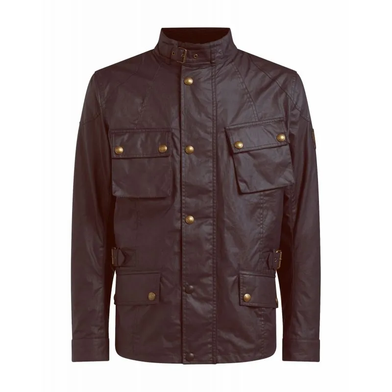 CHAQUETA CROSBY2 TECH WAX MAHOGANYBELSTAFF