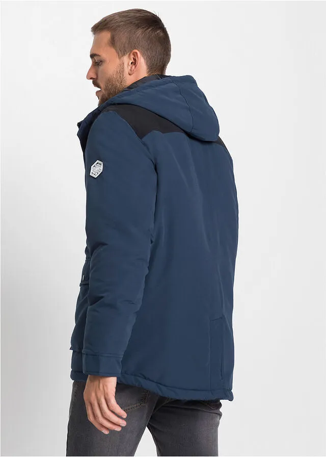 Chaqueta de invierno con poliéster reciclado Azul marino