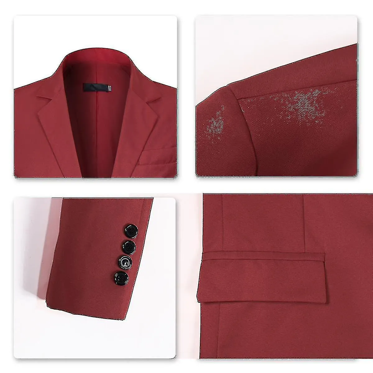 Chaqueta de traje de hombre Fit Business Casual Blazer