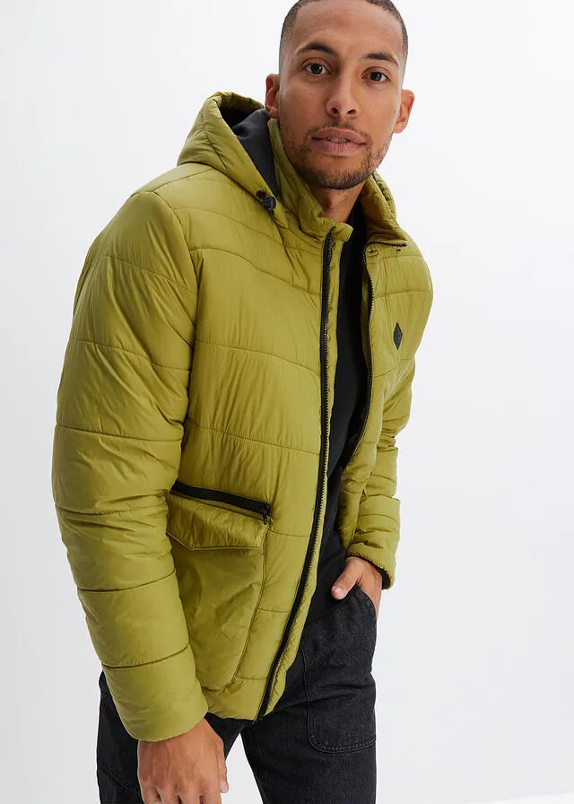 CHAQUETA GUATEADA VERDE OLIVADORADO
