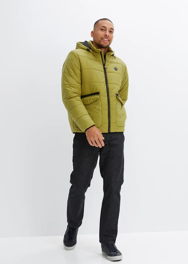 CHAQUETA GUATEADA VERDE OLIVADORADO