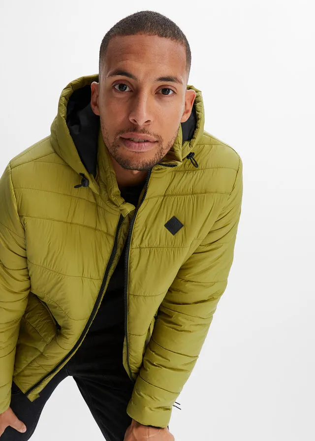 CHAQUETA GUATEADA VERDE OLIVADORADO