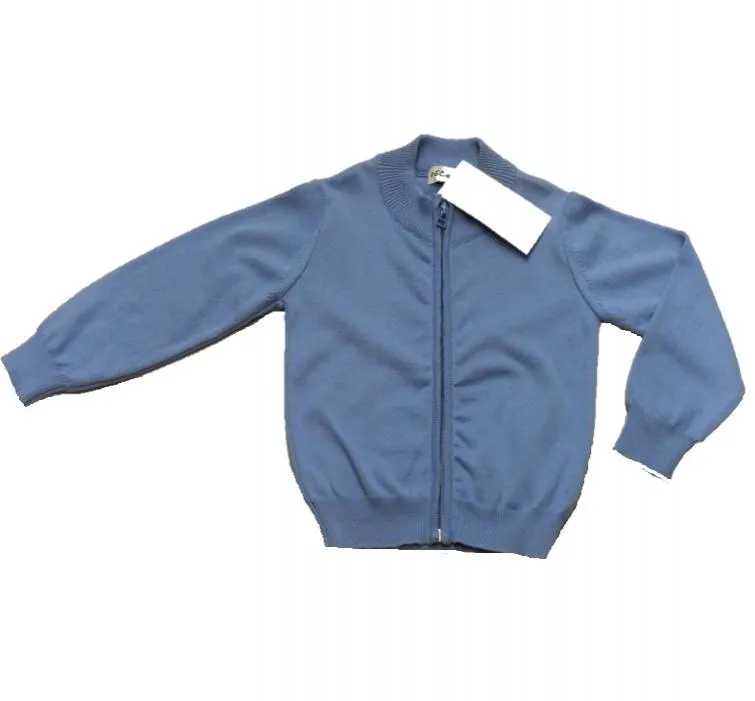 CHAQUETA NIÑO CREMALLERA PUNTO VERANO  VARIOS COLORES