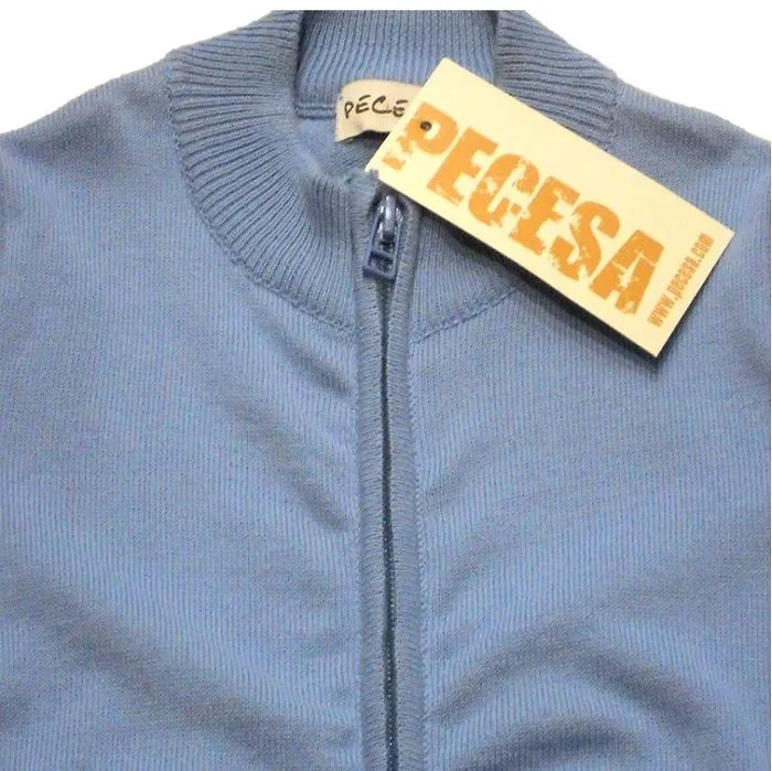 CHAQUETA NIÑO CREMALLERA PUNTO VERANO  VARIOS COLORES
