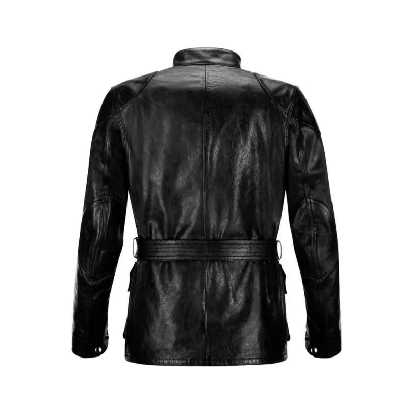 CHAQUETA TRIALMASTER PRO PIEL ANTIQUE BLACKBELSTAFF