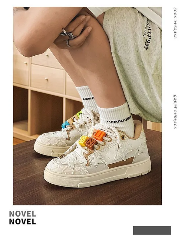 CHECHE CO BRANDED BUILDED BLOCK STAR'S CHINACHIC PAREJA DE DISEñO DE NICHO TENDENCIA INS HIGH BEAUTY BOARD ZAPATOS