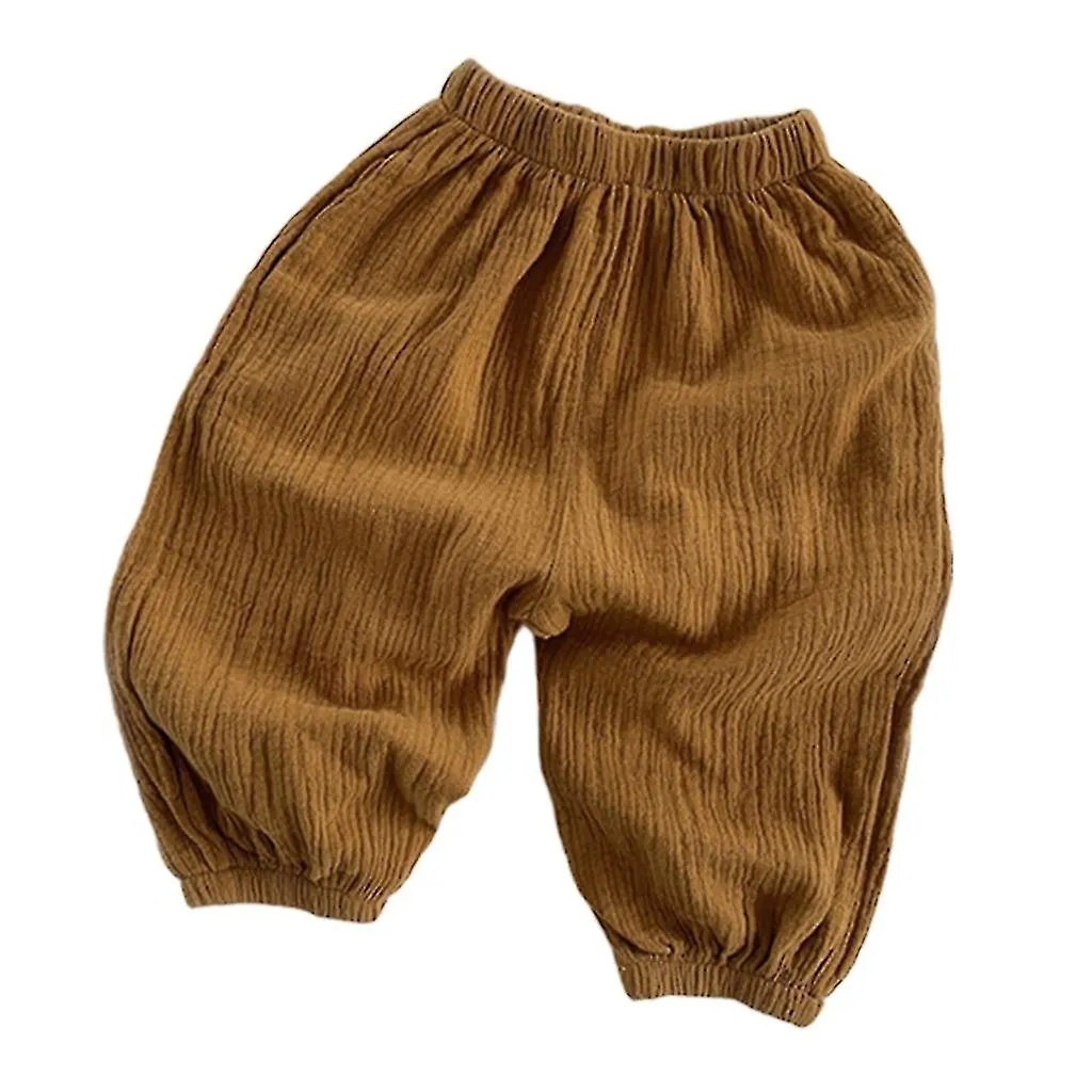 CHILDREN SUMMER LEGGINGS SKIN FRIENDLY ANKLE ANTIMOSQUITO PANTS GAUZECOTTON KIDS TROUSERS