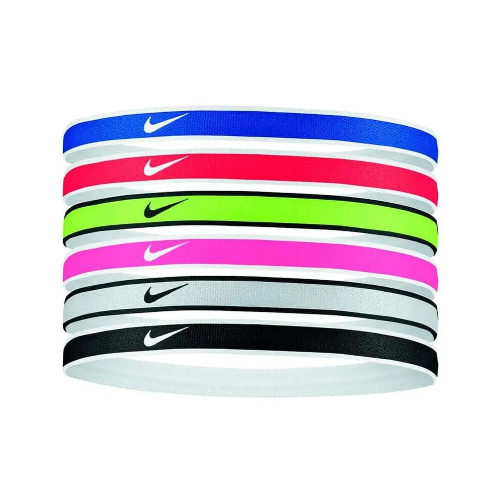 Cintas de Pelo Nike Tipped Swoosh Multicolor 6PK
