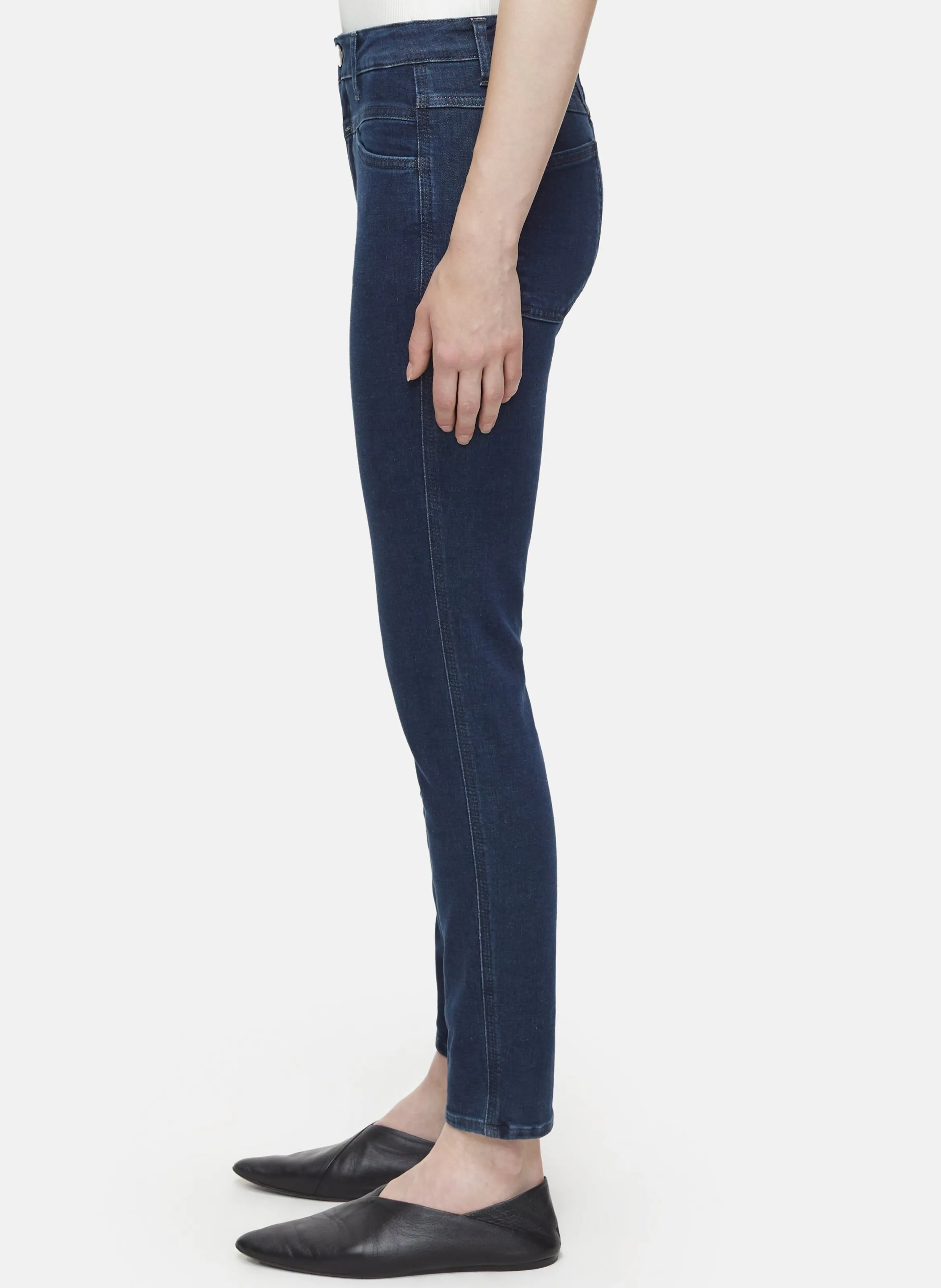 CLOSED SKINNY PUSHER  VAQUERO SKINNY DE ALGODóN ORGáNICO EN AZUL