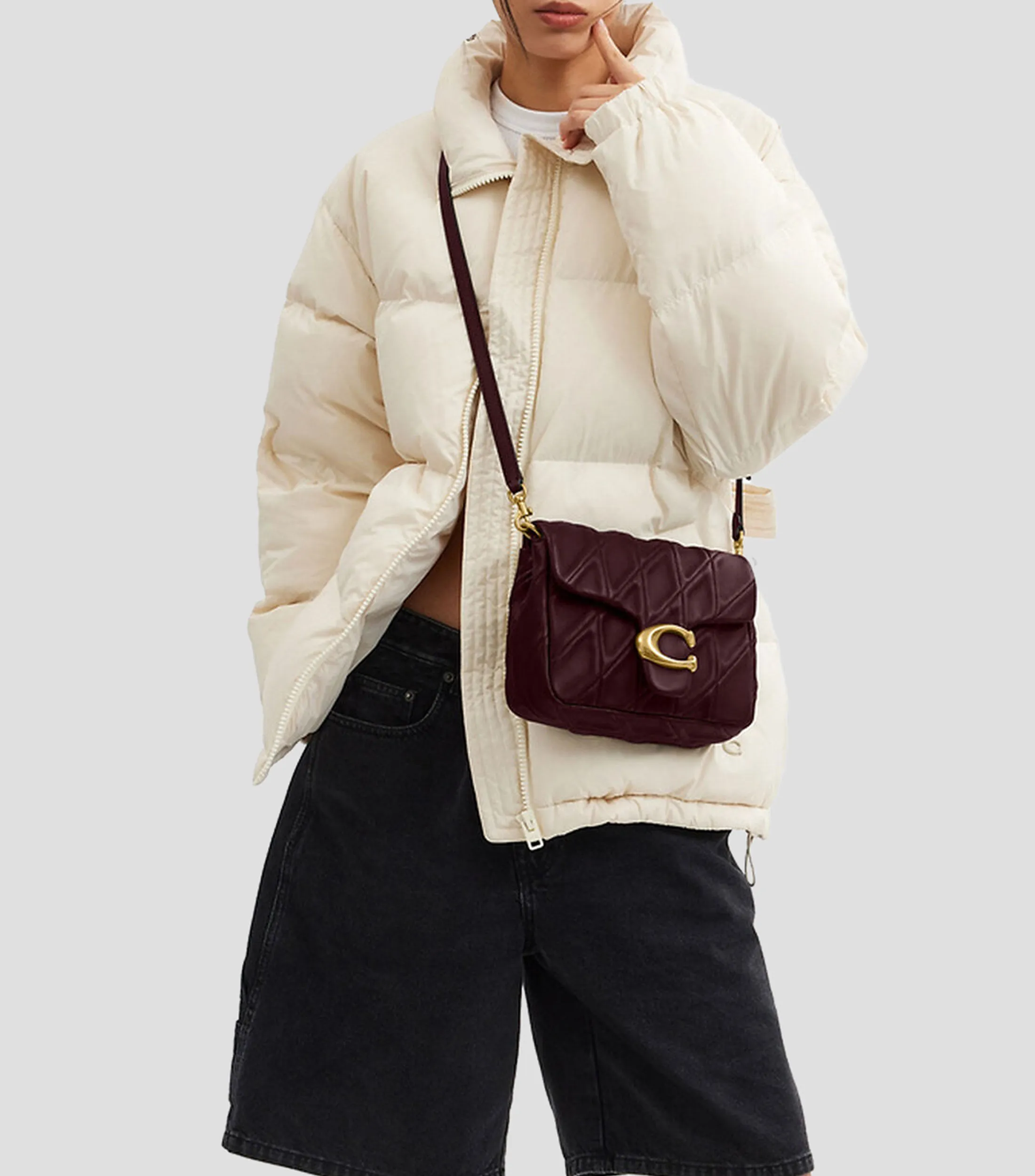 Coach Bolso shoulder Tabby Times Square en piel Mujer