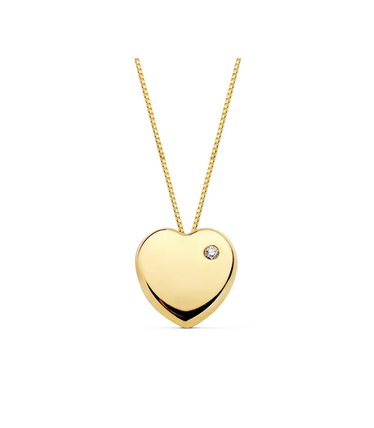 Colgante Heart Oro Amarillo 18 K