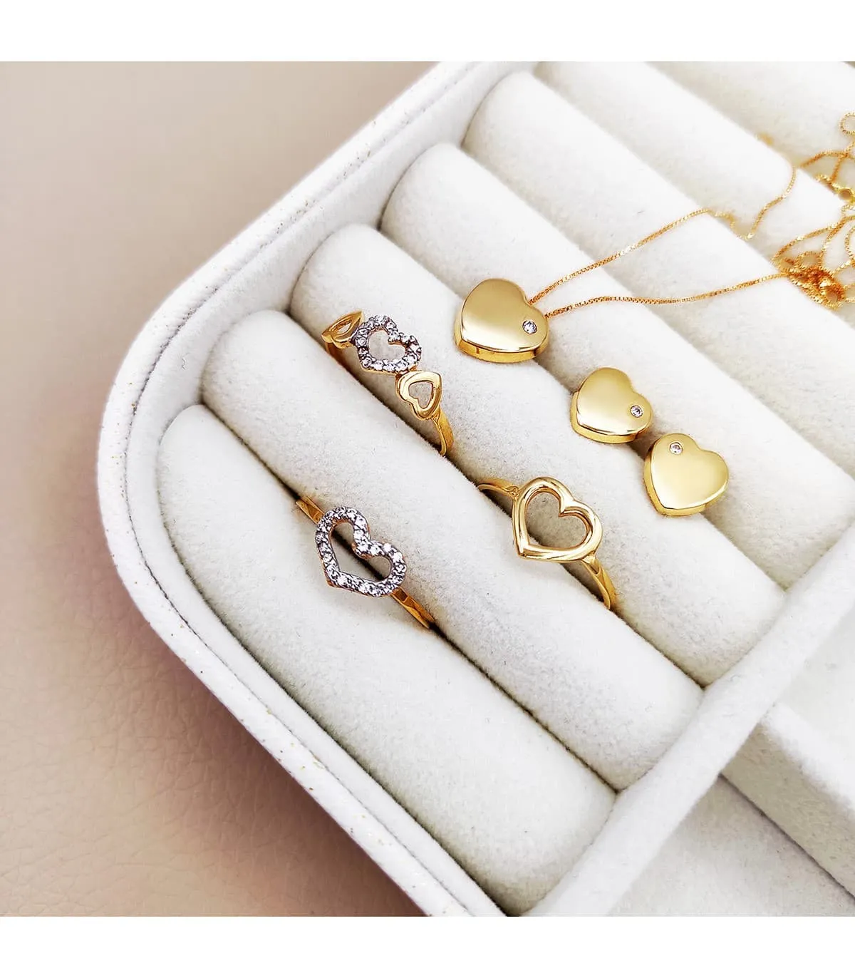Colgante Heart Oro Amarillo 18 K