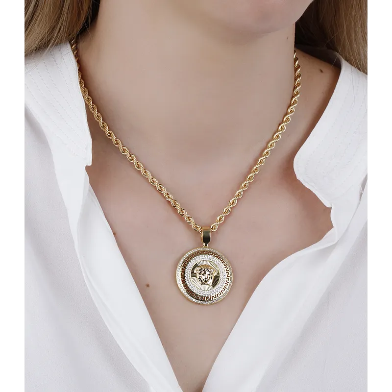 COLGANTE MEDUSA "GREECE" ORO 18K