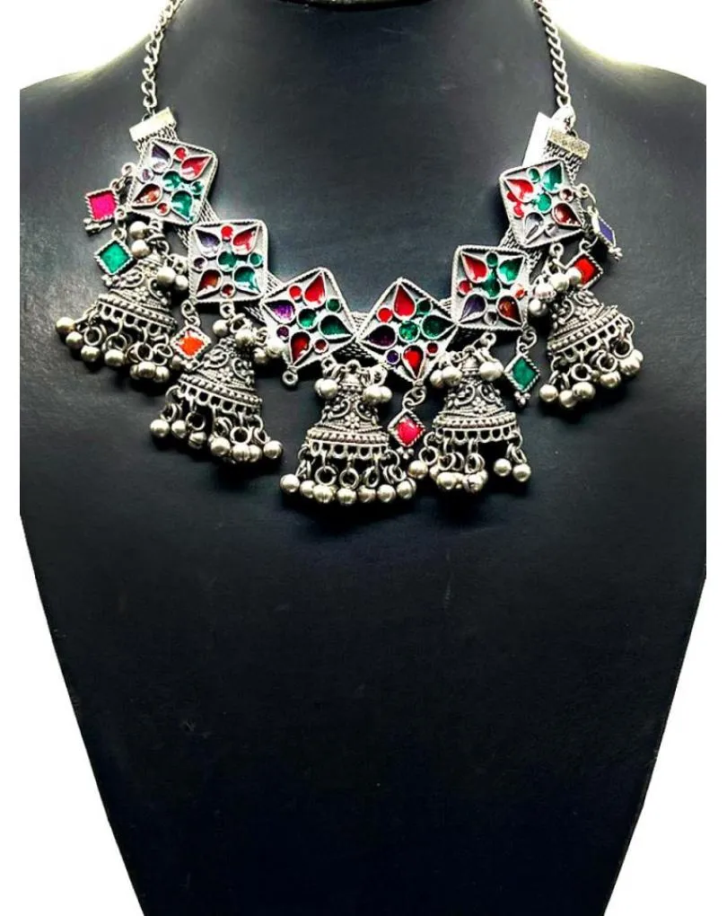 COLLARES ETNICOS ORIGINALES DISEÑO CHOQUER ESTILO AFGANO