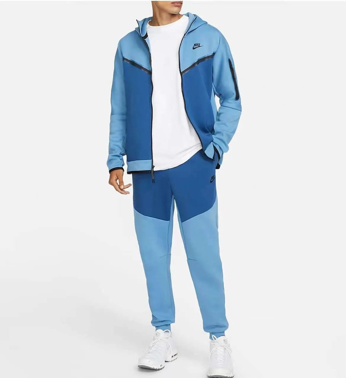 Conjunto de Chándal Nike Tech Fleece Azul