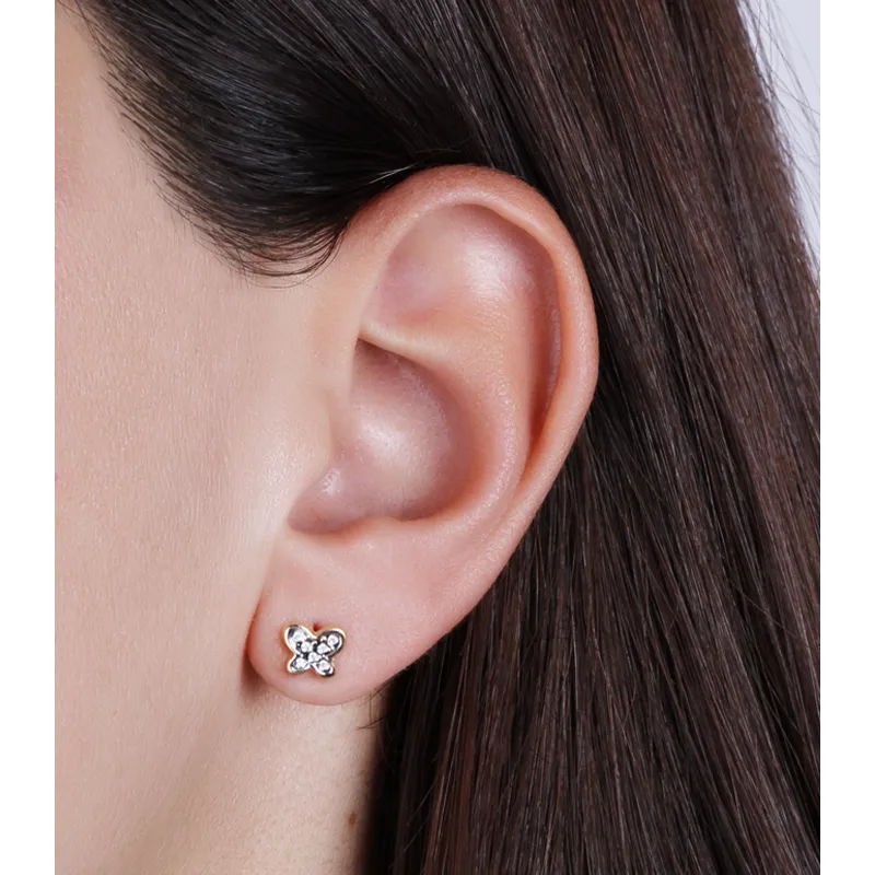 CONJUNTO "MARIPOSAS" ORO 18K