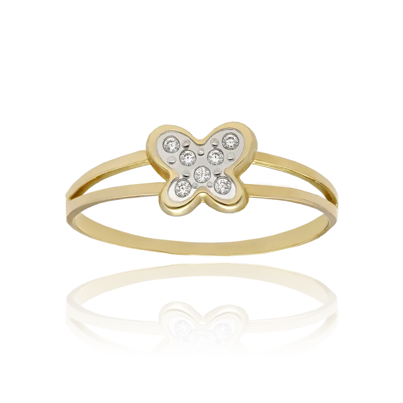 CONJUNTO "MARIPOSAS" ORO 18K