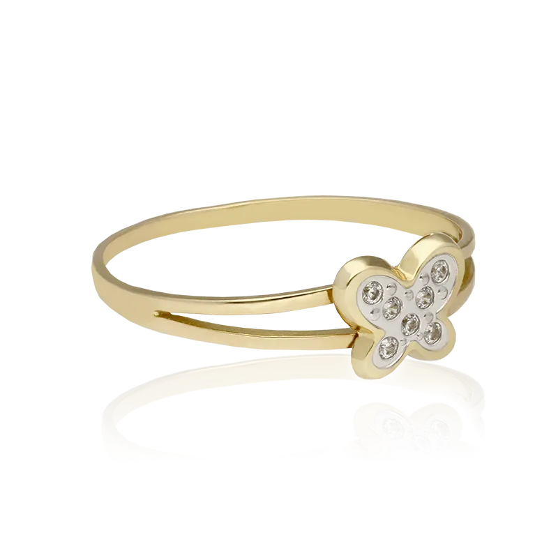 CONJUNTO "MARIPOSAS" ORO 18K