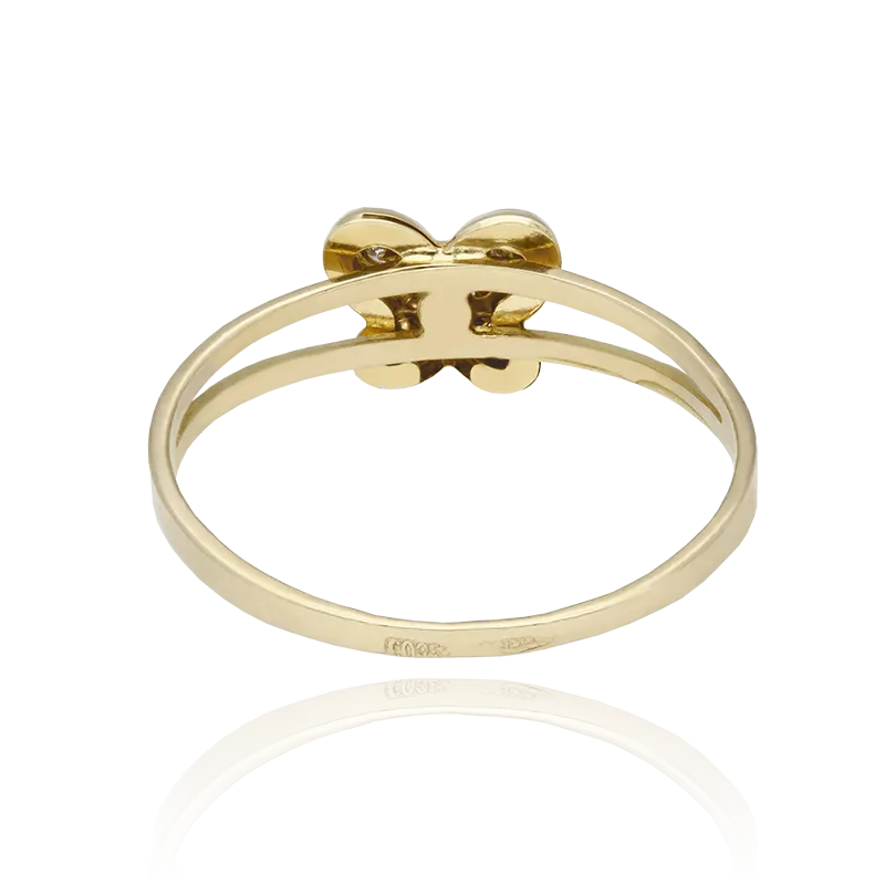 CONJUNTO "MARIPOSAS" ORO 18K