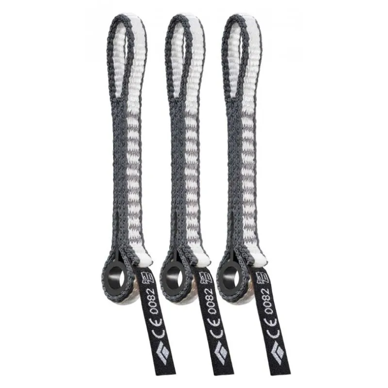 CORREAS BLACK DIAMOND 10MM DYNEX DOGBONE 12CM  3 PCK