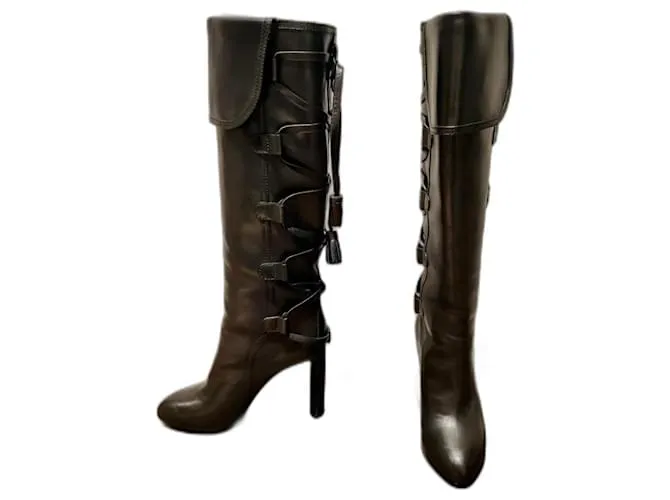 Céline botas altas celine Negro 