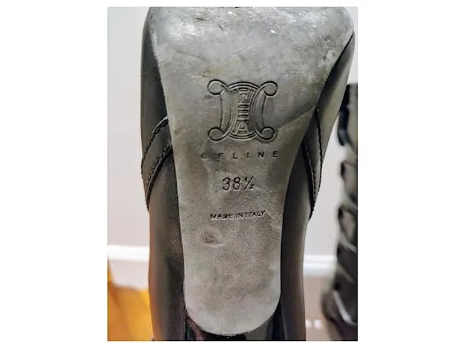 Céline botas altas celine Negro 