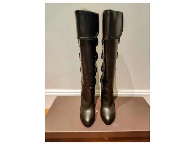 Céline botas altas celine Negro 