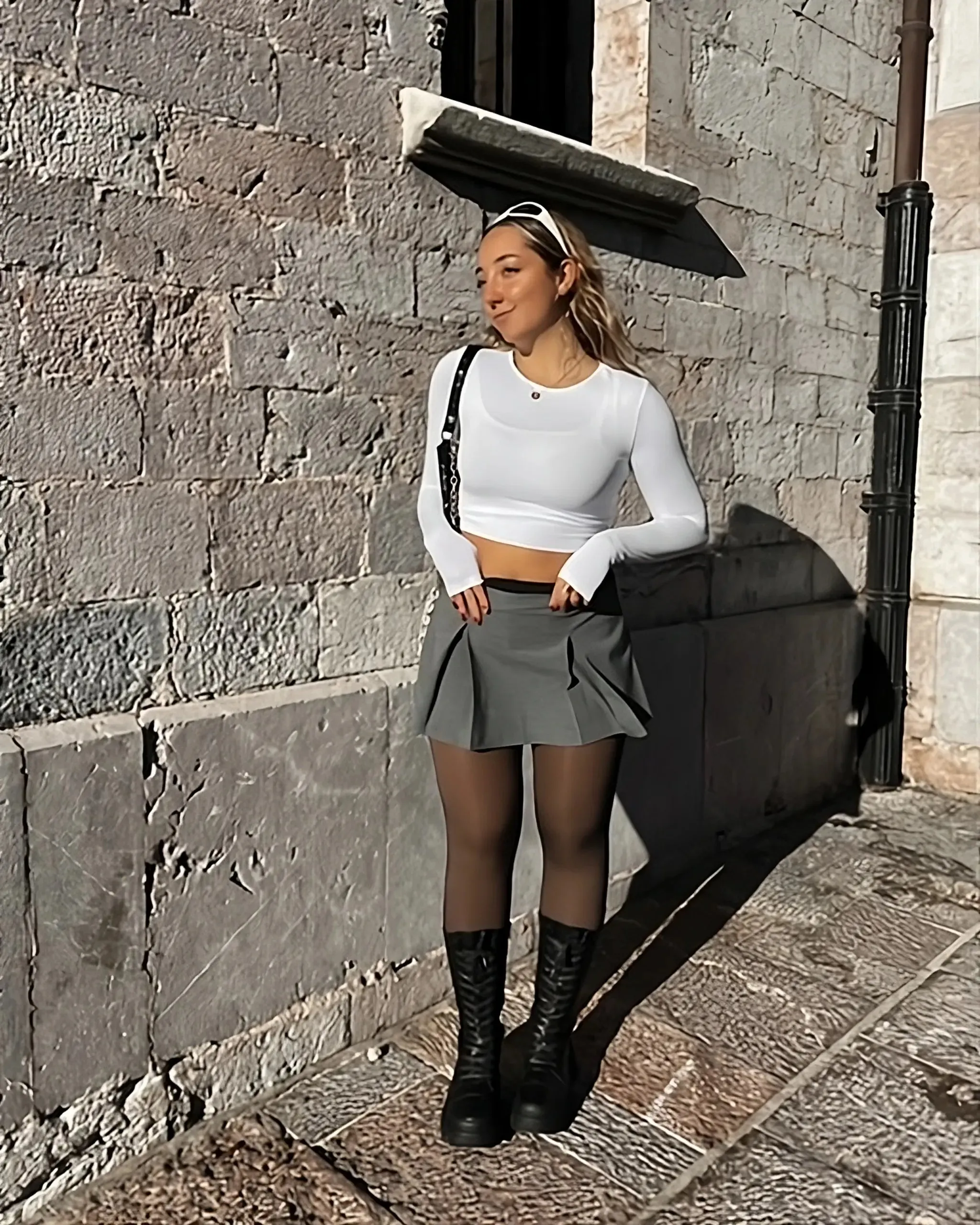 DALIA  BOTAS ALTAS CON CORDONES Y PLATAFORMA