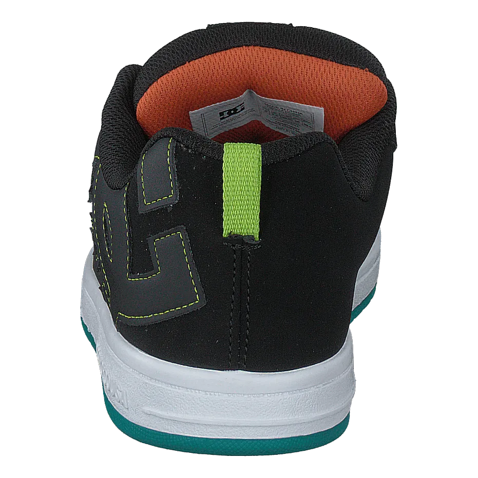 DC Shoes Court Graffik Black/green/yellow