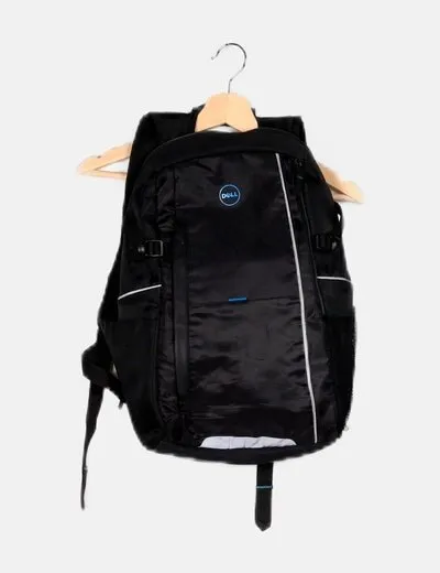 Dell Mochila negra multibolsillos