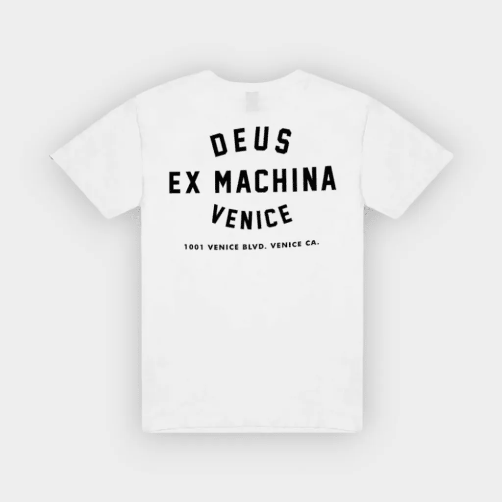 Deus Ex Machina – Camiseta Venice skull white