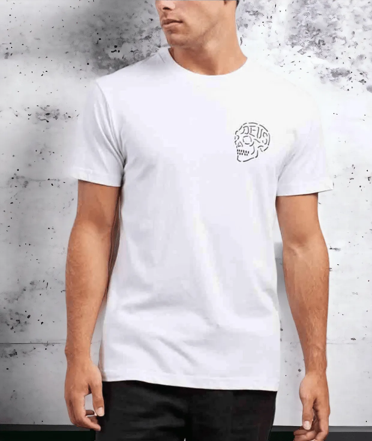 Deus Ex Machina – Camiseta Venice skull white