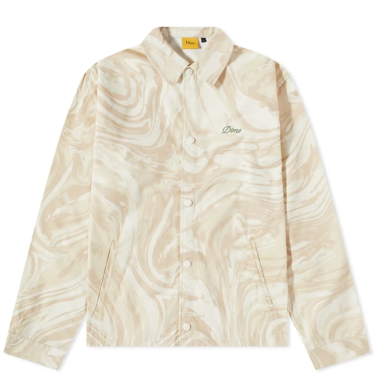 Dime Marble Coach Jacket Cream