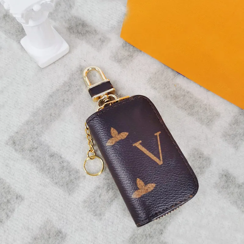 Diseñador de moda Pu Llaveros Llavero Hombres Mujeres Bolsas Colgante Hebilla Llavero Coche Colgante de cuero hecho a mano Llave