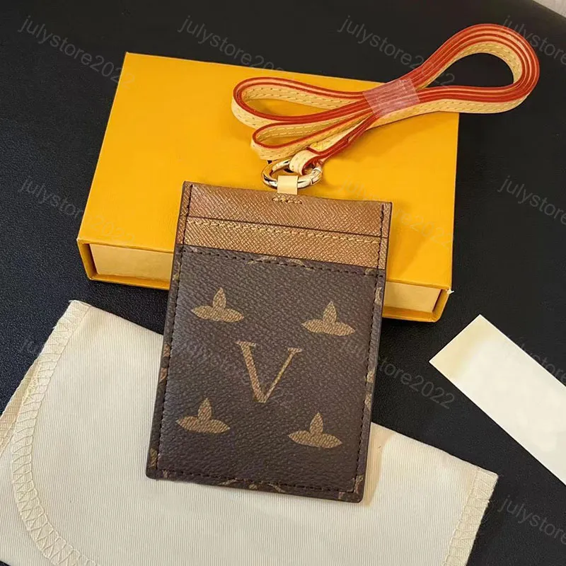 Diseñador Pu Llavero Mujeres Hombres Cordones para billeteras Titulares de tarjetas Llavero de moda para hombres Llaveros de mon