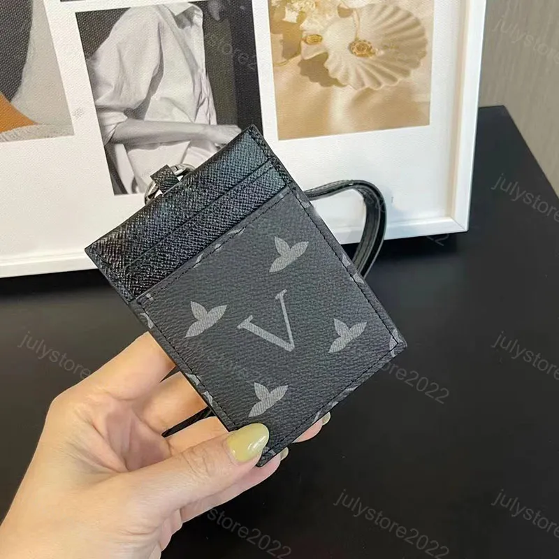 Diseñador Pu Llavero Mujeres Hombres Cordones para billeteras Titulares de tarjetas Llavero de moda para hombres Llaveros de mon