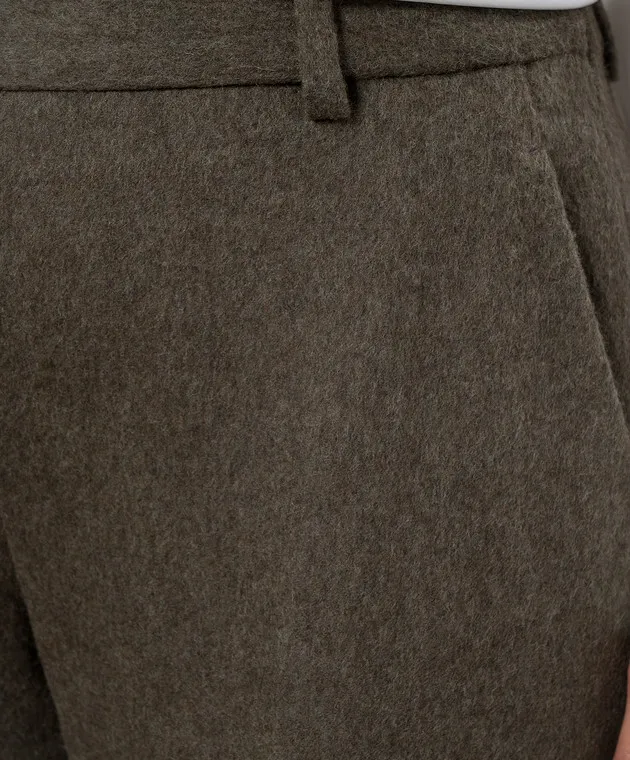 Ermanno Scervino Green pants with wool