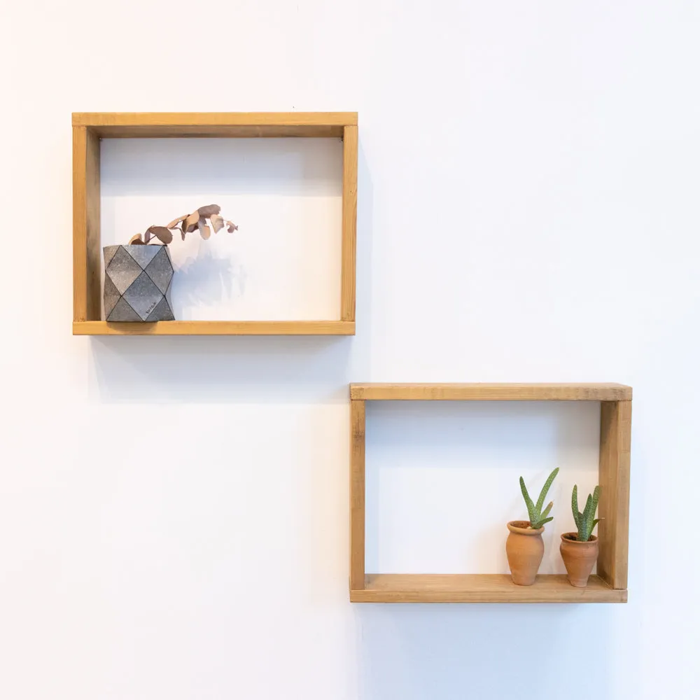 Estante de madera para pared
