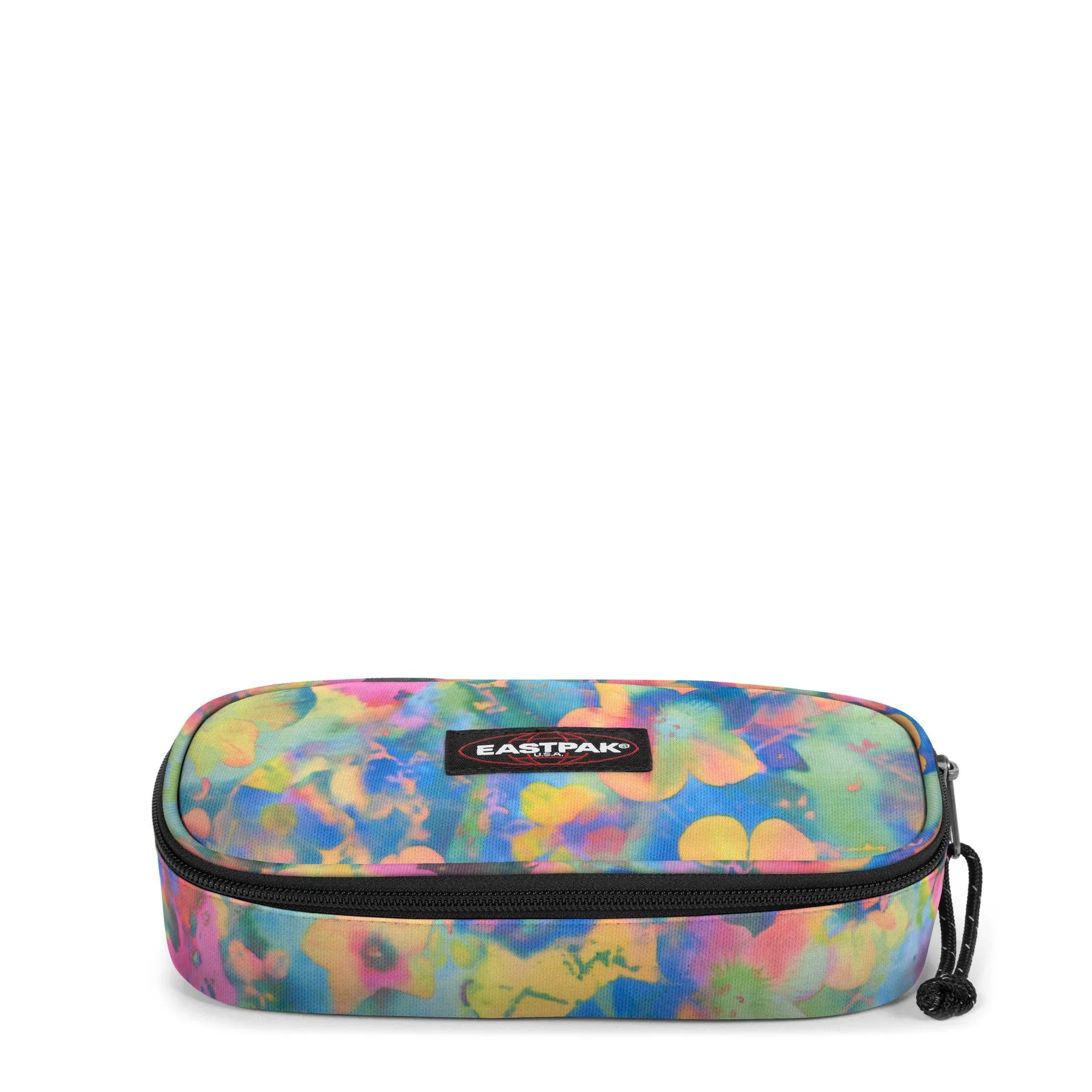 ESTUCHE ESCOLAR EASTPAK PLUMIER OVAL SINGLE EK000717 2O5 FLOWER BLUR MIX ESTAMPADO FLORAL
