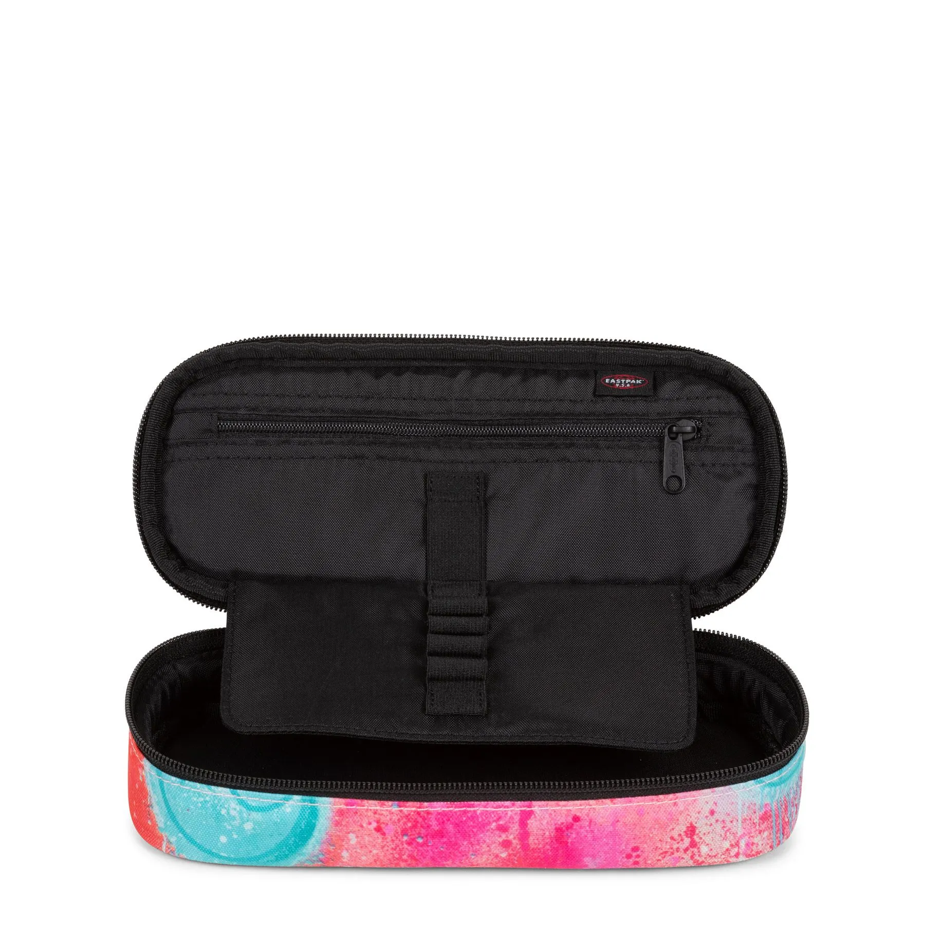 Estuche escolar Eastpak: PLUMIER OVAL SINGLE EK000717 3O9 FLUO CLOUDS ANDRÉ – multicolor