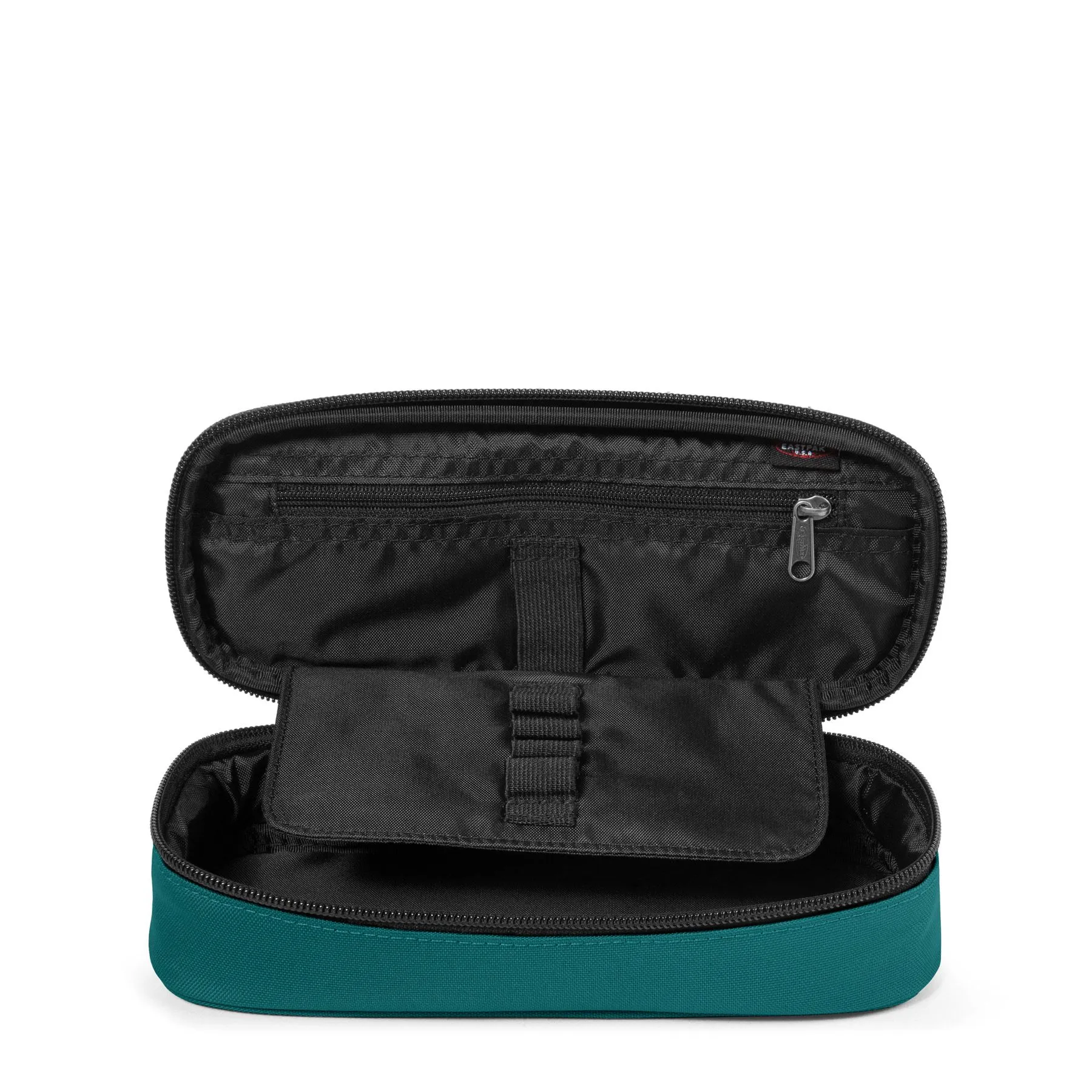 ESTUCHE ESCOLAR EASTPAK: PLUMIER OVAL SINGLE EK000717 7J1  PEACOCK GREEN VERDE PINO
