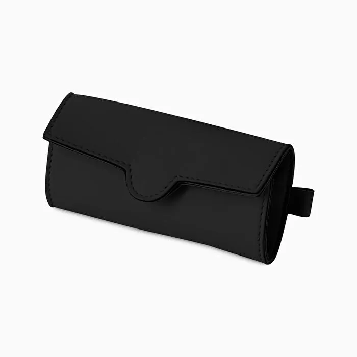 Estuches llavero en tejido de goma negro O lead