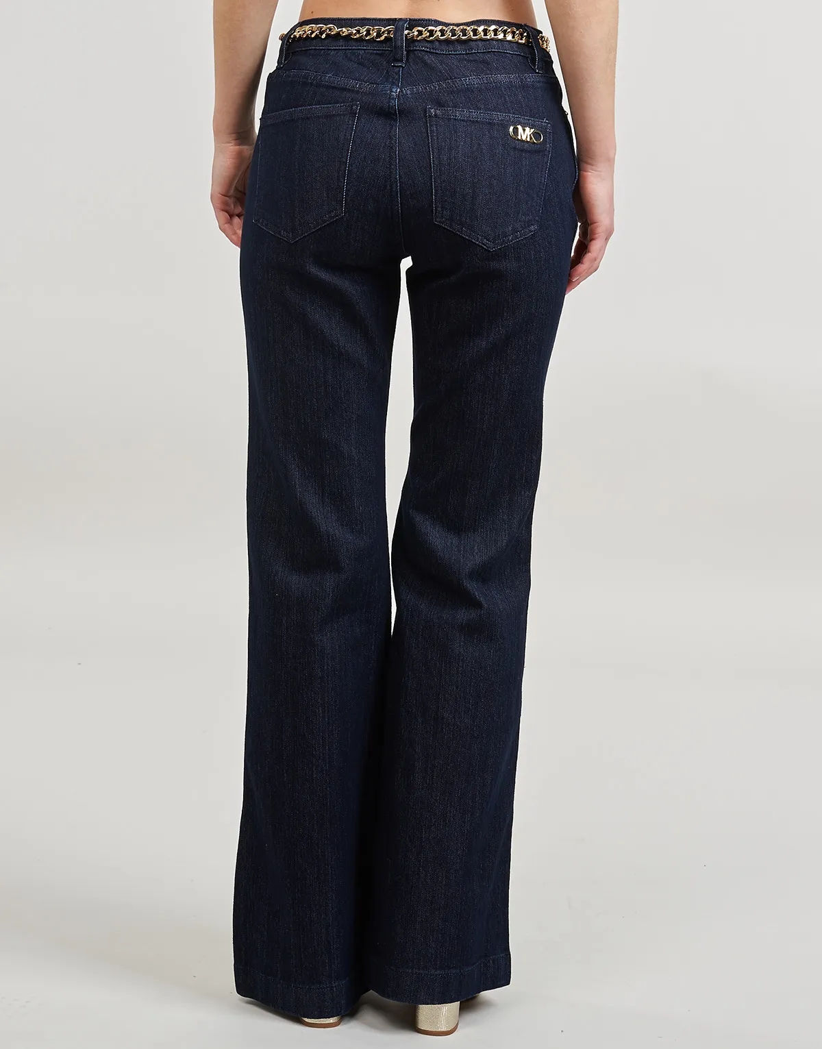 FLARE CHAIN BELT DNM JEAN